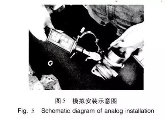 模擬安裝示意圖