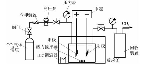 圖１ SCFＧCO２ 電鑄裝置示意